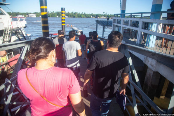 Visita à ilha do Pirocaba